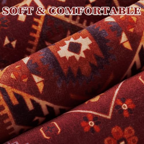 SERISSA 8x10 Washable Non Slip Boho Area Rug for Living Room - Image 6