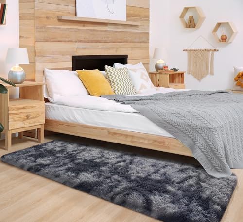 Chicrug Soft Runner Rugs for Bedroom Living Room Plush Fluffy Rug 2x8 - Image 3