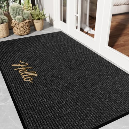 Front Door Mat Outside Entrance, Heavy Duty Welcome Mat, 3'x5' by EZ2LIVE
