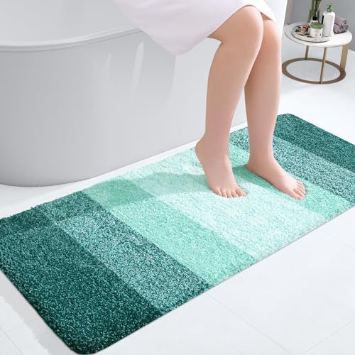OLANLY Bathroom Runner Rug 47x20, Extra Soft Absorbent Microfiber Bath Rugs by OLANLY