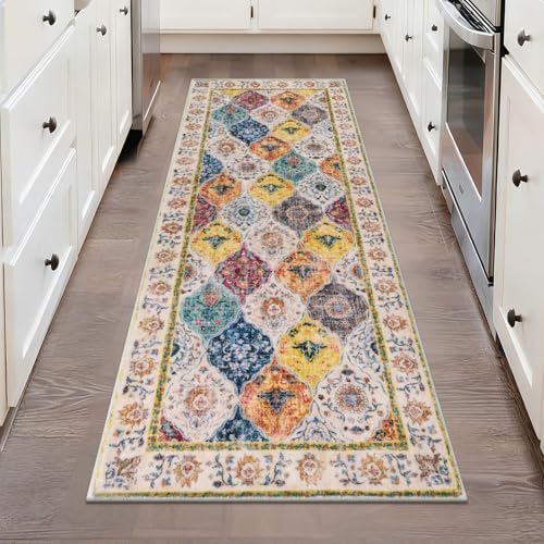 HEBE Hallway Runner Rug 2'x5', Washable Non Slip Kitchen Rug Runner by HEBE