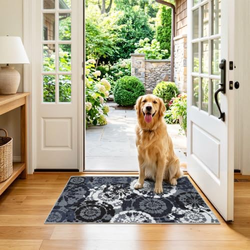 Washable 2x3 Entry Rug, Boho Small Throw Rugs for Entryway Door Mat - Image 2