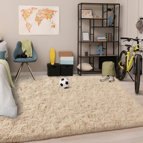 Chicrug Soft Area Rugs for Bedroom Living Room Plush Fluffy Rug 3x5 Feet - Image 6