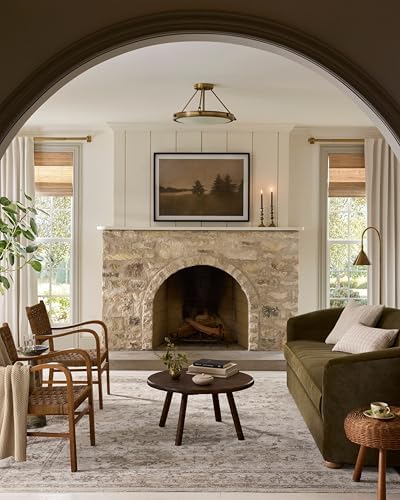 Loloi Magnolia Home Pace Natural/Stone 2'-7" x 7'-6" Runner Rug - Image 2