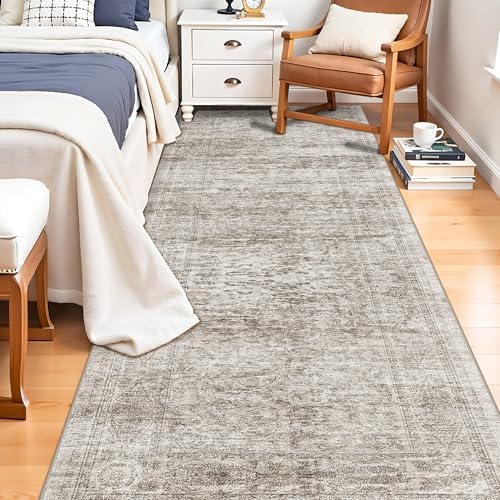 Washable Runner Rug: 10ft Runners for Hallways Soft Non Slip Kitchen Rugs - Image 4