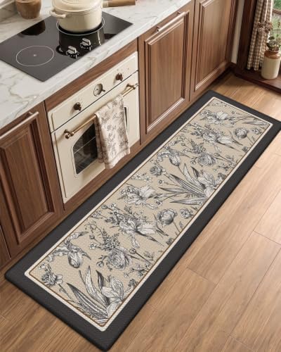 LUMI Kitchen Mats for Floor Cushioned Anti Fatigue Runner Rug, 24x59 - Image 5