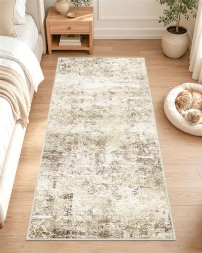 OLANLY 2x5 Washable Runner Rug, Soft Non Slip Carpet for Hallway Kitchen by OLANLY