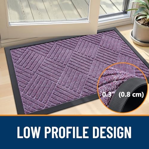 OLANLY Front Door Mat Outside Entrance 47x23, Waterproof Heavy-Duty Doormat - Image 5