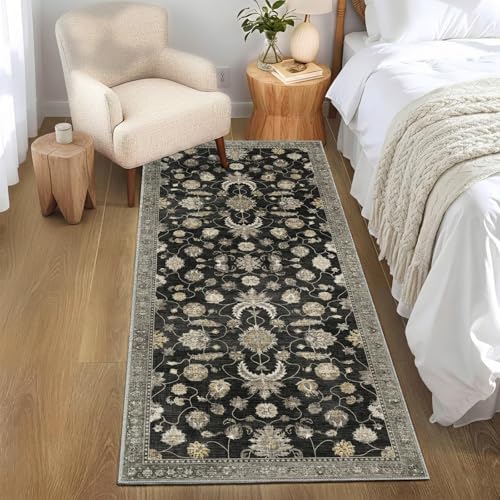 2x6 Hallway Washable Runner Rug : Vintage Soft Kitchen Runner - Image 6