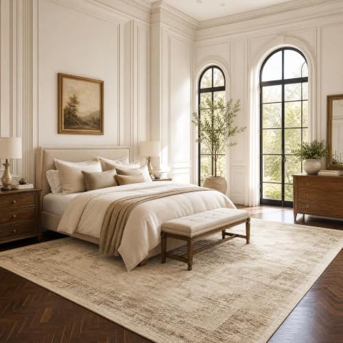 Garvee Beige Boho 10x14 Area Rugs for Living Room Bedroom - Image 3