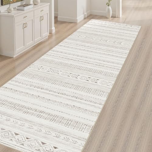 cotiled Hallway 2.6x8 Runner Rugs Washable Boho Moroccan Soft Rug - Image 7