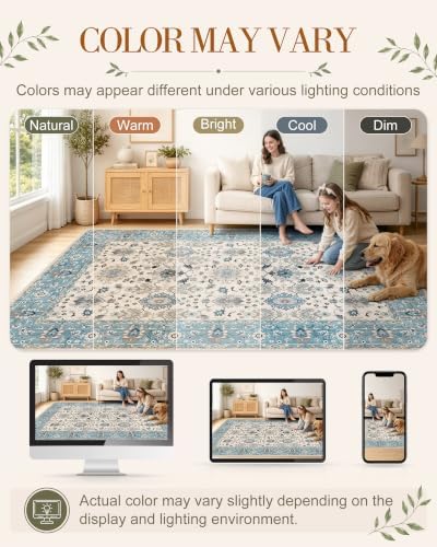 OLANLY 2x10 Washable Runner Rug, Soft Non Slip Carpet for Hallway Kitchen - Image 2