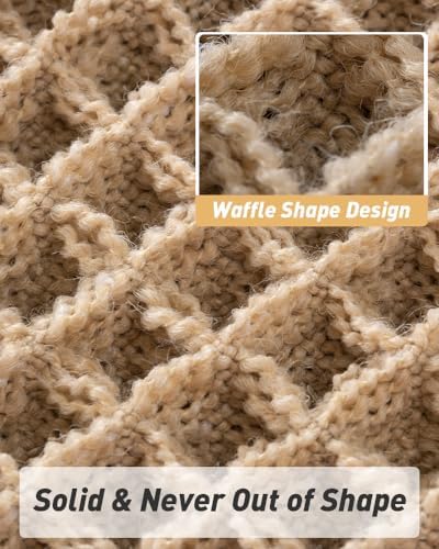 Upgraded Waffle Bath Mat Set of 2 Absorbent Non Slip Bathroom Mat 17" x 24" - Image 5