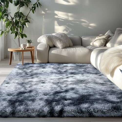 Topmaxcs 5x7 Fluffy Area Rugs for Bedroom: Furry Soft Rugs - Image 2