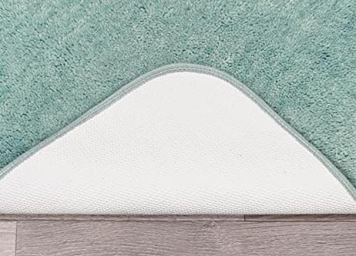 Garland Rug Traditional Nylon Washable Sea Foam 4 Piece Set - Lid, Contour, 2 Bath Rugs - Soft, Absorbent, and Stylish for Your Bathroom - Image 5