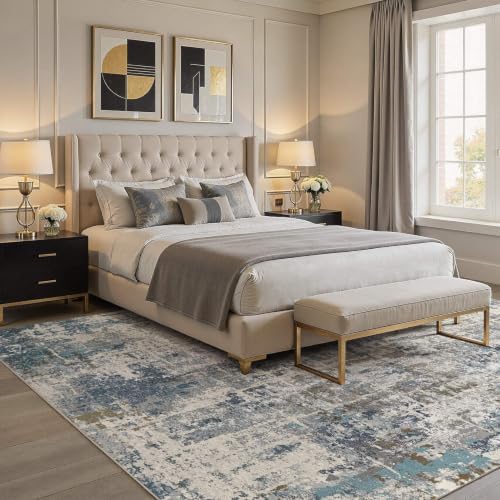 DMOYEST Area Rug Living Room Rugs 6x9 Washable Abstract Carpet - Image 2