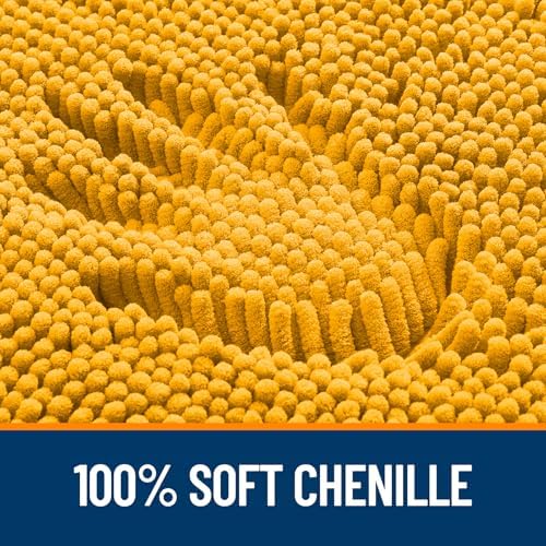 OLANLY Bathroom Rugs 35x24, Extra Soft Absorbent Chenille Bath Rugs - Image 3