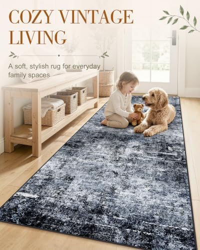 OLANLY 3x6 Washable Runner Rug, Soft Non Slip Carpet for Hallway Kitchen - Image 3