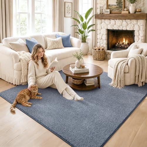 Keeko 4x4 Square Area Rugs for Living Room Bedroom,Soft Washable Carpet - Image 3