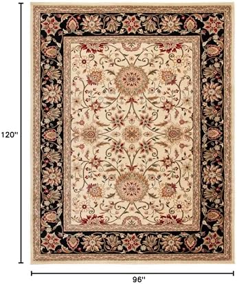 SAFAVIEH Lyndhurst Area Rug 8x10, Large Ivory & Black LNH212B - Image 2