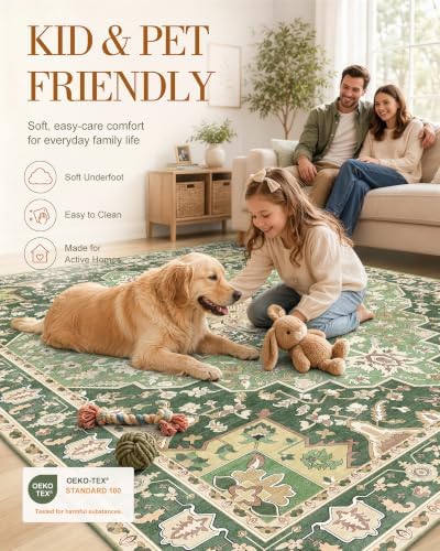 OLANLY 2'6"x12' Washable Runner Rug, Non Slip Carpet for Hallway Kitchen - Image 5