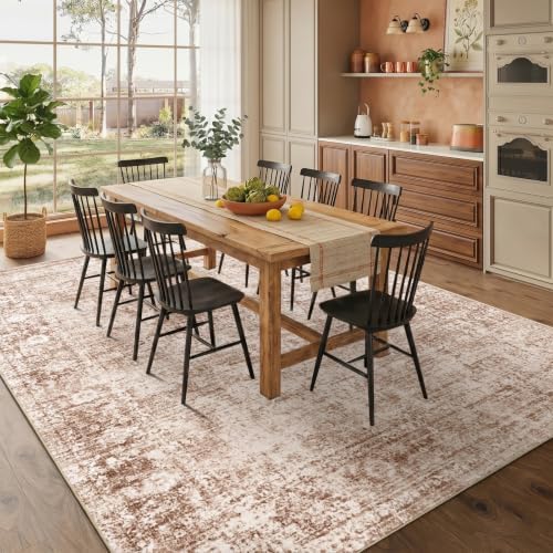 Homemate Washable Rug 6x9 Area Rugs - Vintage Rugs for Living Room by Homemate