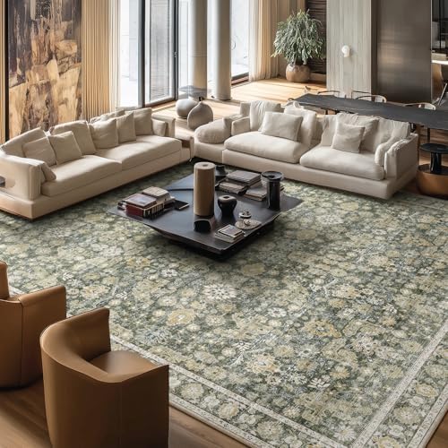 Machine Washable Rugs for Living Room: 10x14 Area Rugs for Bedroom - Image 2