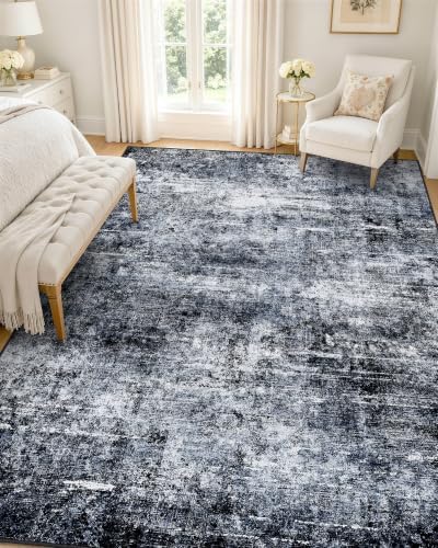 OLANLY 5x7 Washable Area Rug, Soft Non Slip Carpet for Bedroom Living Room by OLANLY