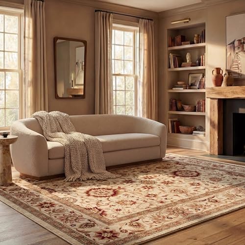 SAFAVIEH Lyndhurst Area Rug 6x9, Ivory & Ivory LNH212L by Unknown
