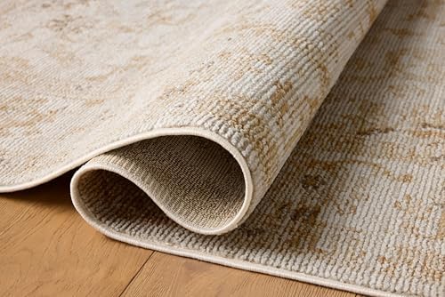 Loloi Magnolia Home Pace Natural/Gold 18" x 18" Sample Rug - Image 5