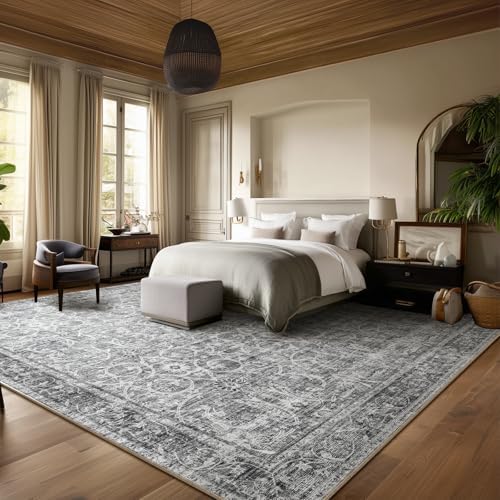 Machine Washable Rugs for Living Room: 9x12 Area Rugs for Bedroom - Image 3
