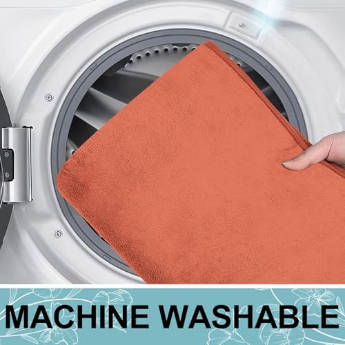 Smiry Memory Foam Bath Mat 24x16, Extra Soft and Absorbent Bathroom Rugs - Image 7