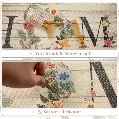 KIMODE Kitchen Mats for Floor Cushioned Anti Fatigue 2PCS Kitchen Rugs - Image 5