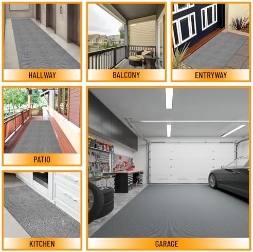 Ottomanso 7x8 Large Waterproof Floor Mat, Non-Slip Indoor Outdoor Door Mat - Image 4