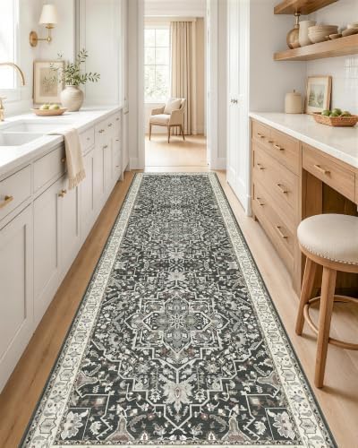 OLANLY 2x8 Washable Runner Rug, Soft Non Slip Carpet for Hallway Kitchen by OLANLY