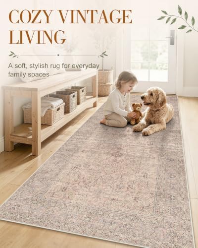 OLANLY 2x5 Washable Runner Rug, Soft Non Slip Carpet for Hallway Kitchen - Image 3