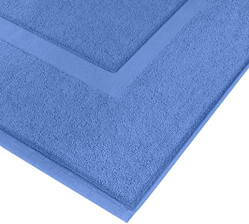 Utopia Towels Cotton Bath Mat, 21x34 in, 2 Pack, Electric Blue - Image 4