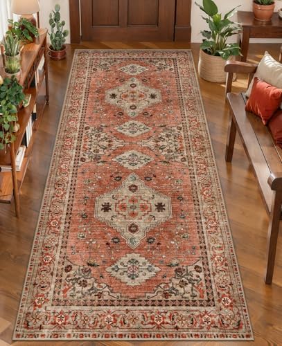 Tangsoo Boho Runner Rug, 2x6 Washable Runner Rugs for Hallways, Non Slip by Tangsoo