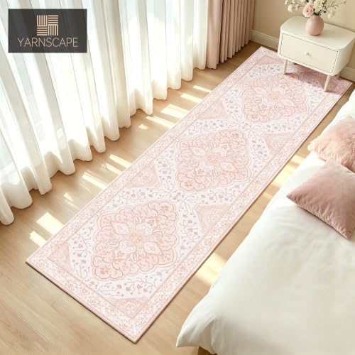 YARNSCAPE 2'6" x 8' Machine Washable Runner Rug, Non-Slip Low-Pile Carpet - Image 2
