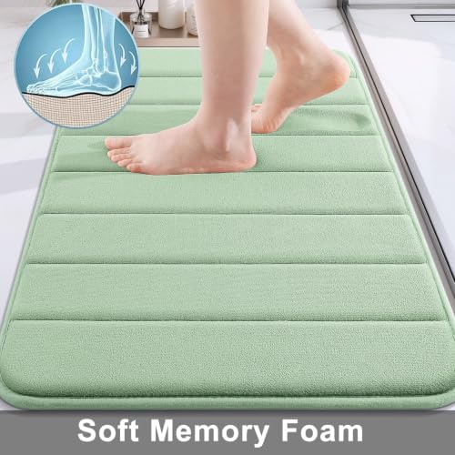 Buganda Memory Foam Bath Mat 60 x 24, Ultra Soft Absorbent Bathroom Rugs - Image 3