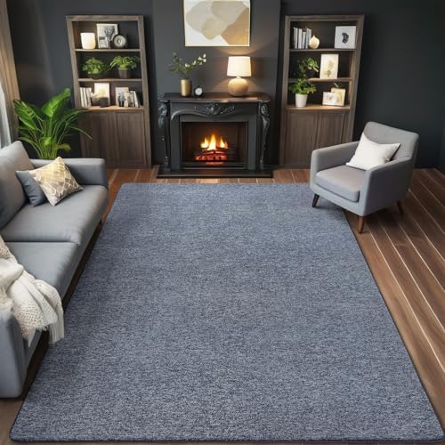 AROGAN 4x6 Area Rugs for Living Room Non Slip Dorm Bedroom Rug, Blue - Image 2