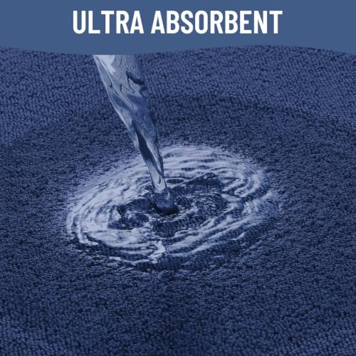 Smiry Memory Foam Bath Mat 47x20, Extra Soft Absorbent Bathroom Rugs - Image 4