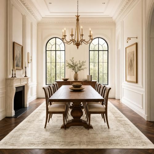 Garvee Beige Boho 9x12 Area Rugs for Living Room Bedroom - Image 3