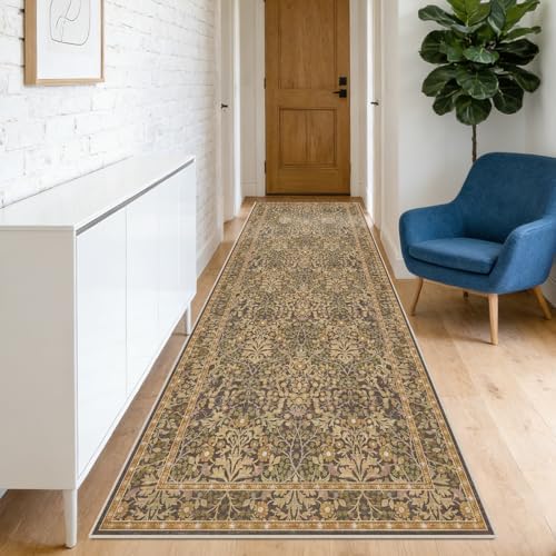 Washable 2' x 6' Runners for Hallways Soft Carpet (Goldenrod) by Unknown