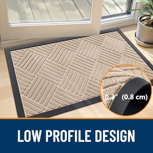OLANLY Front Door Mat Outside Entrance 35x23, Waterproof Heavy-Duty Doormat - Image 5