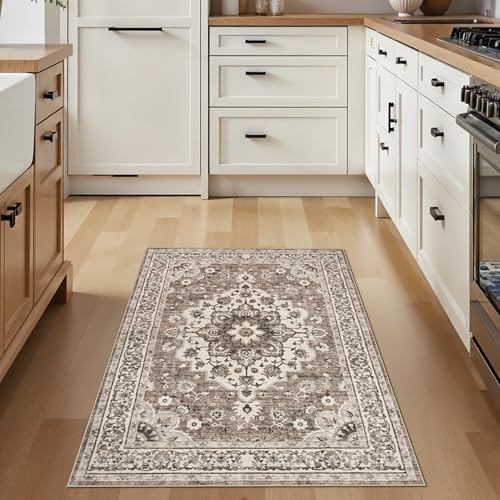 3x4 Rugs for Entryway Washable: Non-Slip Indoor Carpet for Kitchen Bathroom - Image 3