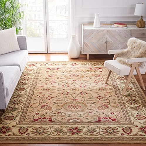 SAFAVIEH Lyndhurst Area Rug 9x12 Large, Beige & Ivory LNH212D by Unknown