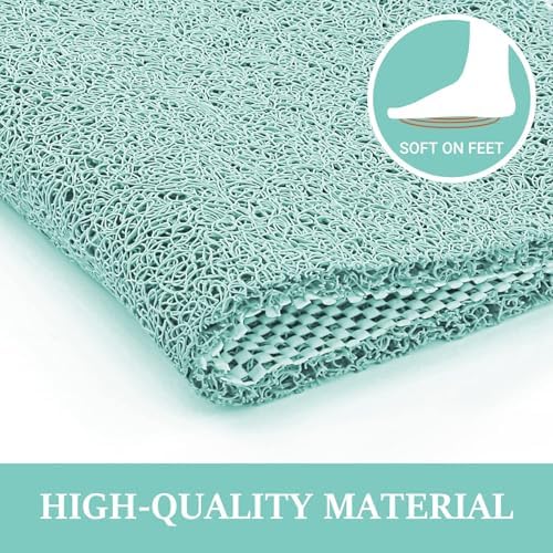 LuxStep Shower Mat Bathtub Mat Non-Slip Bath Mat with Drain, Quick Drying - Image 5