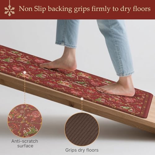 GENIMO Anti Fatigue Kitchen Runner Mats for Floor, Cushioned Standing Mats - Image 4