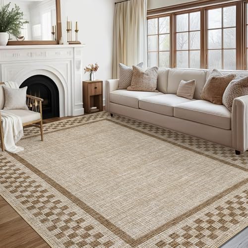 GarveeHome Washable Area Rugs 10x13 Non Slip Soft Large Living Room Rug - Image 2